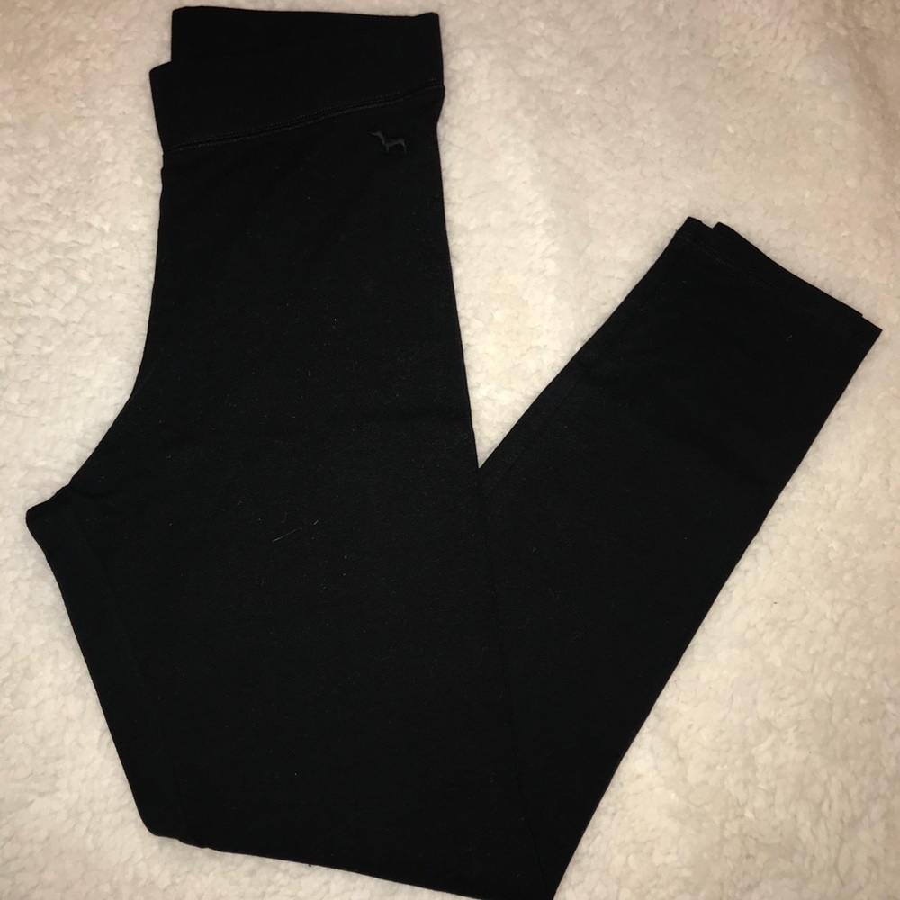 Pink VS Black Leggings